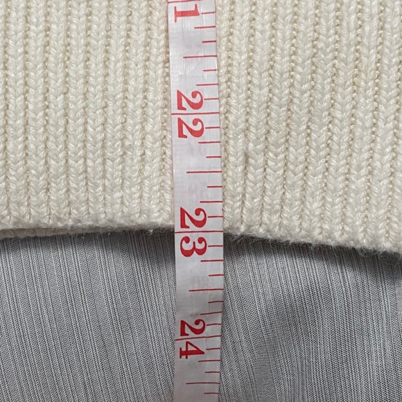 Gap Women's White Cableknit Sweater M Preppy Fisherman Heritage Rory Academia - Picture 6 of 9
